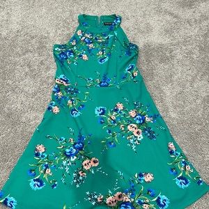 Teal girls summer dress